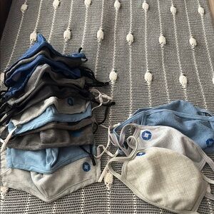 Chase logo  Blue and Gray Face Masks